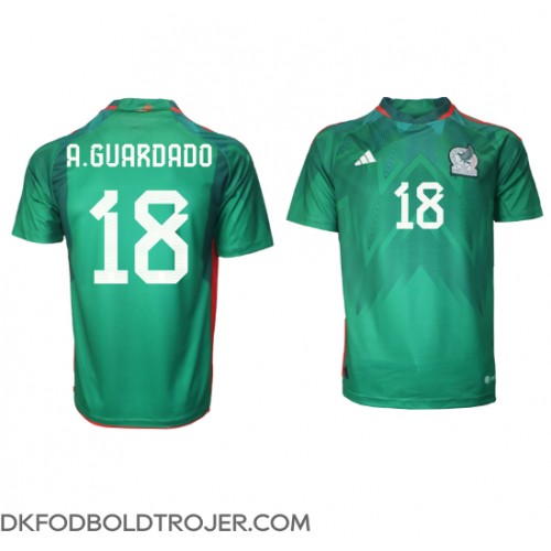 Billige Mexico Andres Guardado #18 Hjemmebane Fodboldtrøjer VM 2022 Kortærmet